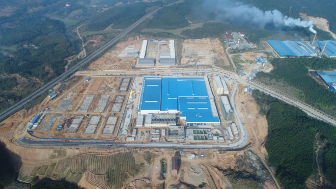 俯瞰圣農(nóng)集團(tuán)光澤基地肉雞加工6廠