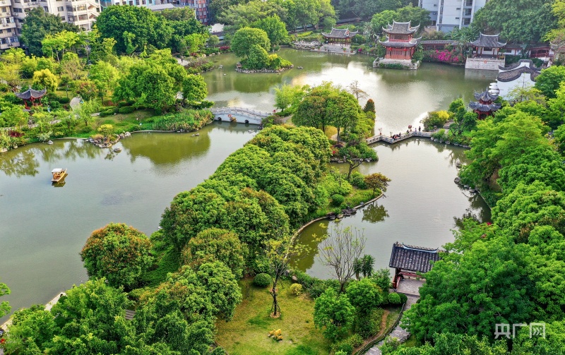 福州：生態(tài)公園春景美