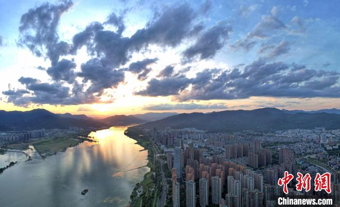 福州閩江落日美景