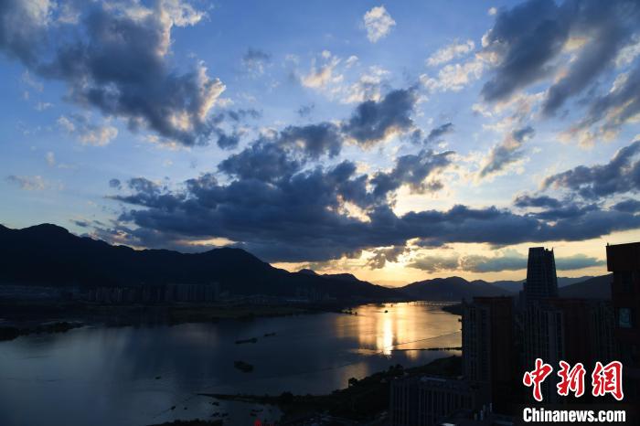 福州閩江落日美景