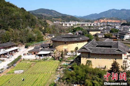 航拍南靖土樓。張金川 攝