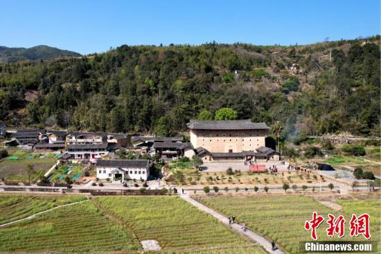 航拍南靖土樓。張金川 攝