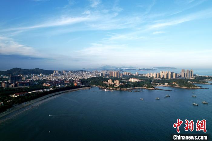 7月20日，航拍迷人東山島。　張金川 攝
