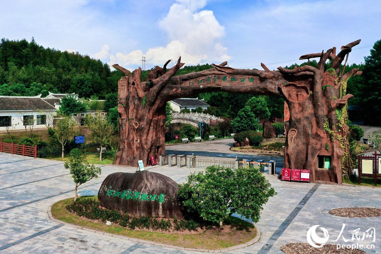 汀江國家濕地公園。人民網(wǎng) 李唯一攝